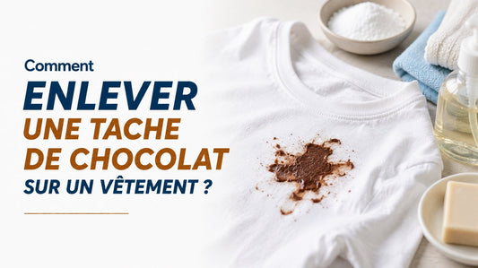 Comment enlever une tache de chocolat sur un vêtement