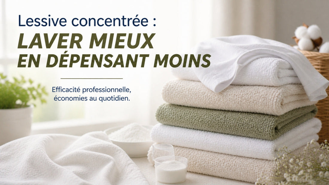 Lessive concentrée : laver mieux en dépensant moins