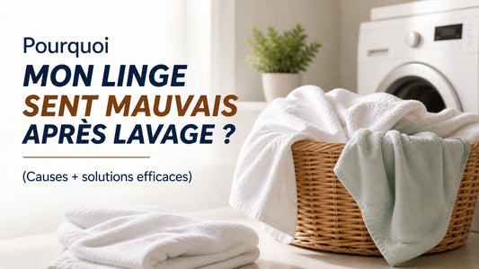Pourquoi mon linge sent mauvais après lavage ? (Causes + solutions efficaces)
