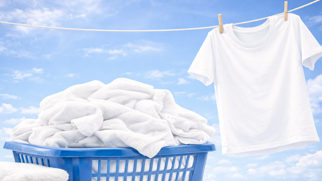 Comment blanchir du linge blanc jauni ou gris ? La méthode efficace (sans abîmer vos vêtements)