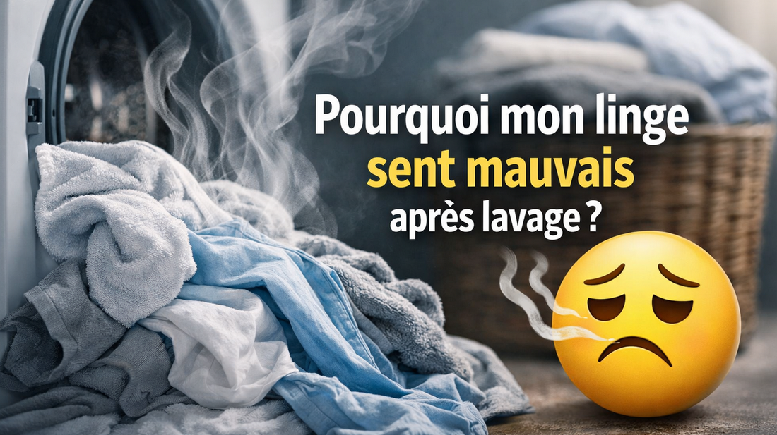 Pourquoi mon linge sent mauvais après lavage ? (Causes + Solutions efficaces)