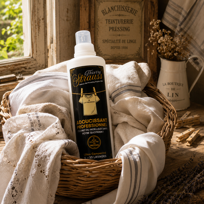 Adoucissant linge concentré – Douceur longue durée (33 lavages)