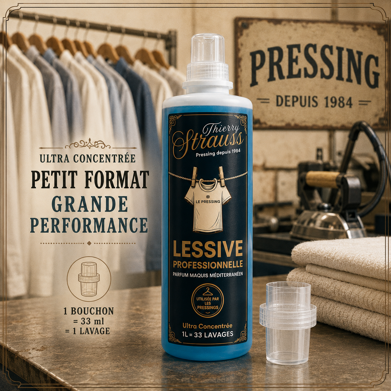 Lessive ultra-concentrée – Maquis Méditerranéen (33 lavages)
