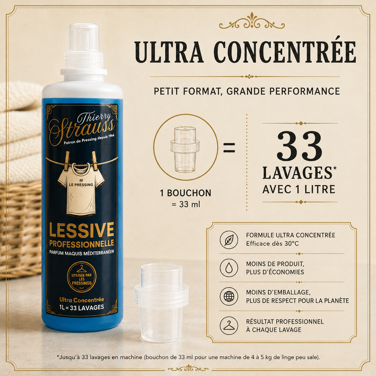 Lessive ultra-concentrée – Maquis Méditerranéen (33 lavages)