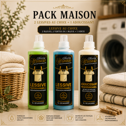 Pack Maison : Lessives & Adoucissant